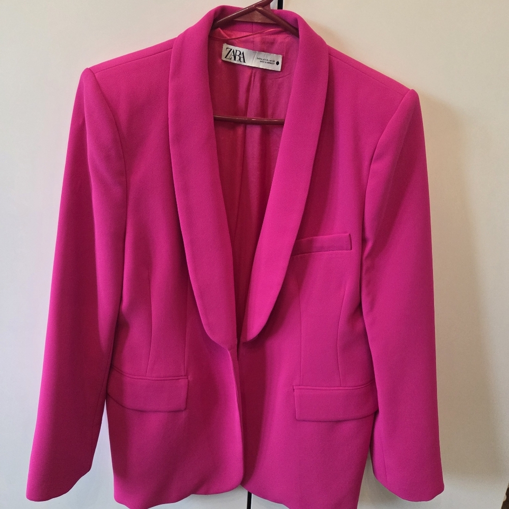 Zara Women's Pink Blazer